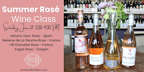 Summer Rosé Wine Class