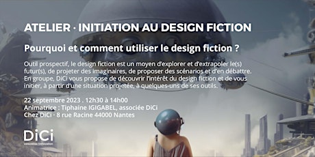 Atelier · Initiation au design fiction