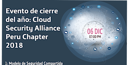 Imagen principal de Evento Cloud Security Alliance 2018