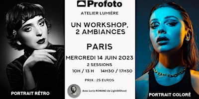 Logo for event Atelier Lumière Profoto - Apprenez à sublimer vos portraits