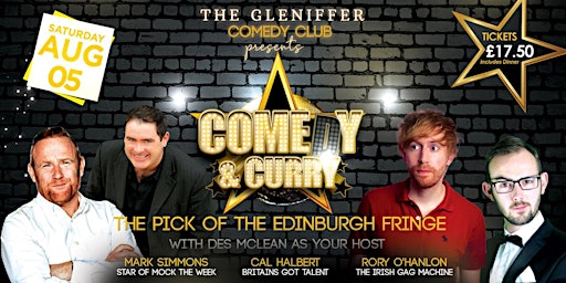 CURRY & COMEDY @ The Gleniffer primary image