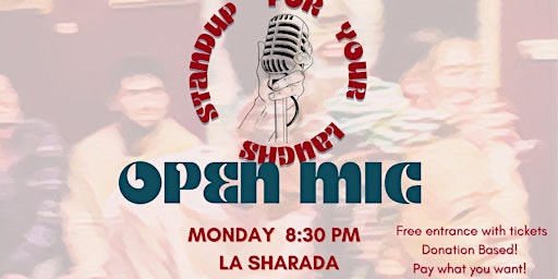 English Comedy Show Open Mic primary image