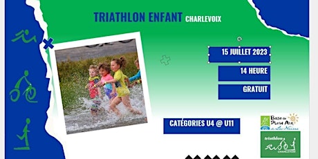 Triathlon de Charlevoix - Enfants 2023