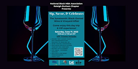 VIP Day Trip Experience - Juneteenth: Black-Owned Wine & Vineyard Affair