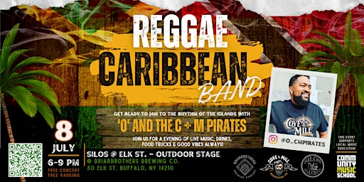 REGGAE CARIBBEAN BAND   ~  'O' and the C+M Pirates primary image