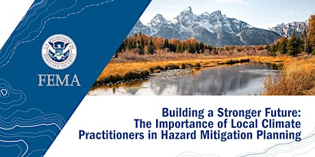 FEMA R8 Webinar: Local Climate Practitioners in Hazard Mitigation Planning