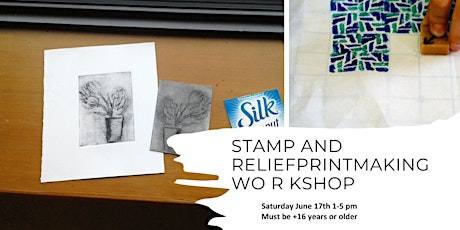 Stamp and relief printmaking workshop