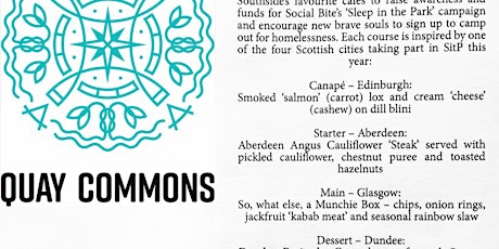 Quay Commons X Glasgow Supper Club the Edinburgh Edition primary image