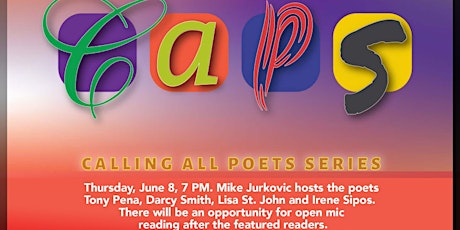 Calling All Poets (CAPS), June 8, 7 PM, Green Kill Sessions