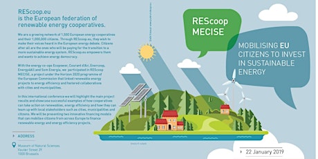 Primaire afbeelding van REScoop MECISE        International Conference 