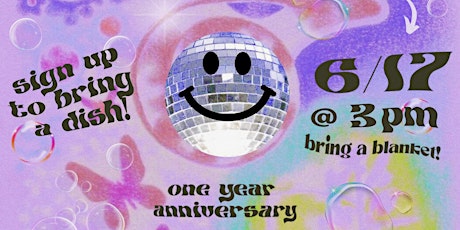 One Year Anniversary Pride Potluck feat. sounds by jubilee