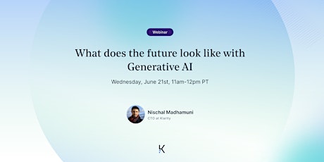 What Does the Future Look Like with Generative AI