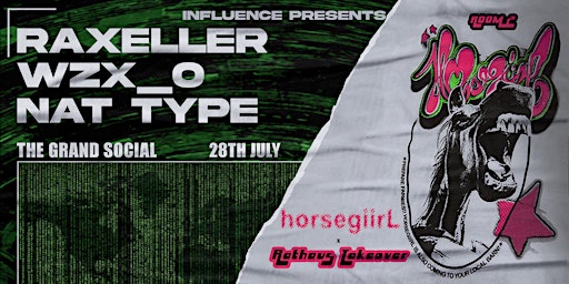Influence Presents: HorsegiirL + Raxeller & WZX_O primary image