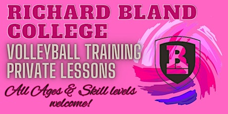 Volleyball Private Lessons offered by Richard Bland College Coaches