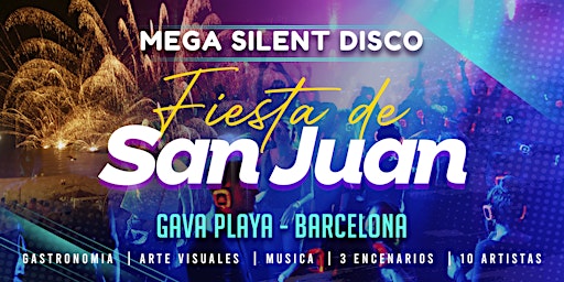 Imagen principal de Mega Silent Disco Gava Playa  Fiesta de San Juan  Barcelona   LISTA  AINHOA
