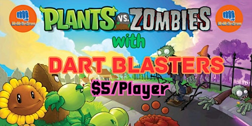Day 1-- MyMyToyStore PvZ with Dart Blasters Game at MyMy Play Field