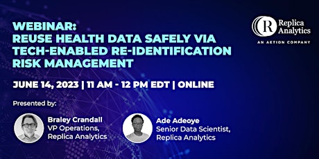 Reuse health data safely via tech-enabled re-identification risk management