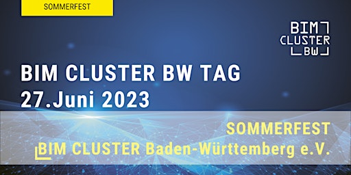 Hauptbild für BIM CLUSTER BW - BIM CLUSTER TAG & SOMMERFEST