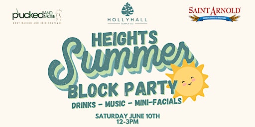 Holly Hall Supply Co. Heights Summer Block Party primary image