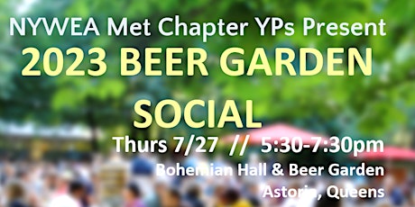 2023 NYWEA Met Chapter YP Beer Garden Social