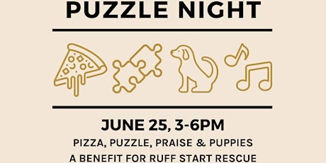 Puzzle Night benefiting Ruff Start Rescue