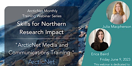 ArcticNet Media and Communications Training