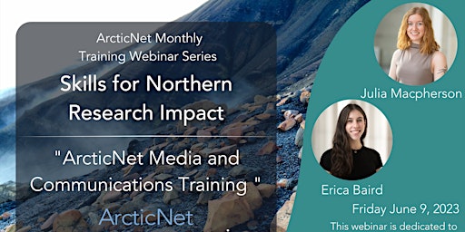 ArcticNet Media and Communications Training primary image