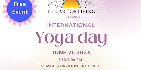 International Yoga Day Celebration & Free Community Yoga @ Jax Beach