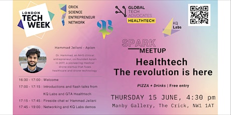 Spark meetup - Healthtech: the revolution is here! primary image