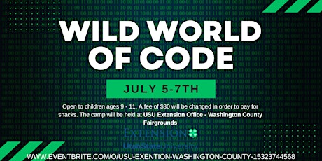 4-H Wild World of Code Camp