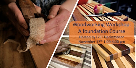 Woodworking Workshop - A foundation Course (cutting boards) primary image