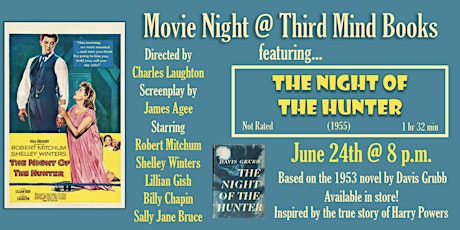 Movie Night @ TMB: The Night of the Hunter