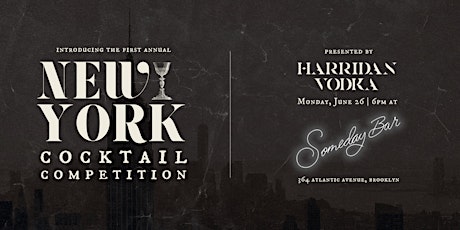 Harridan Vodka's New York Cocktail Competition