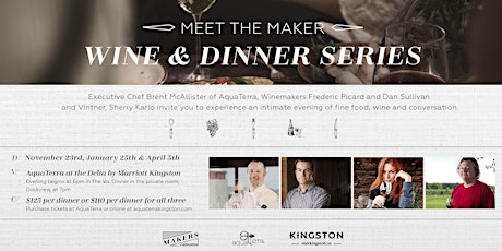 Meet the Makers Wine Dinner Series  primary image