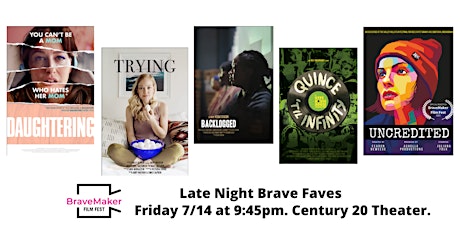BraveMaker Film Fest: Late Night Brave Faves Friday 7/14/23