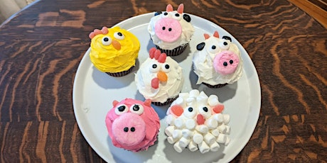 Farm Animal Cupcake Decorating Workshop
