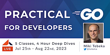 Hauptbild für Practical Go for Developers: Five Class 4-Hour Deep Dives on Go