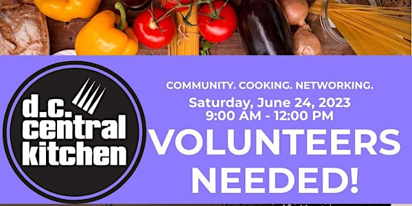 DC Central Kitchen Volunteer Event