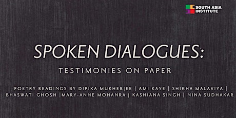 Spoken Dialogues: Poetry Readings From Testimonies On Paper