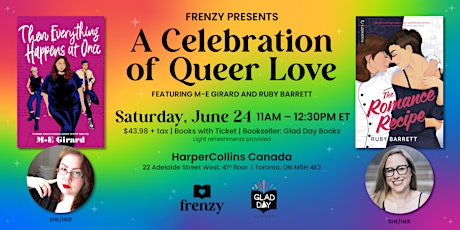 Frenzy Presents: A Celebration of Queer Love with M-E Girard & Ruby Barrett