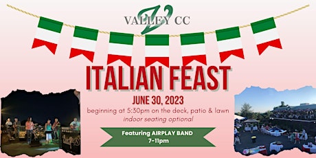 Valley CC Italian Feast with AIRPLAY Band