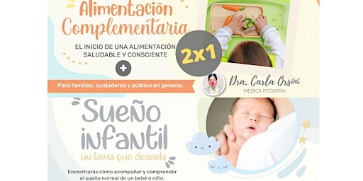 Imagen principal de 2x1Alimentación complementaria:papillas y BLW/ BLISS+SUEÑO INFANTIL GRABADO