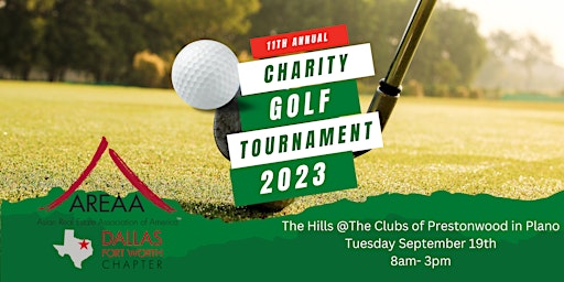 2023 11th Annual AREAA DFW CHARITY  GOLF TOURNAMENT primary image