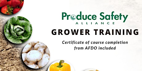 Hauptbild für Produce Safety Alliance Grower Training Course Information