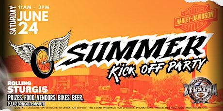 Summer Kickoff Party at Zylstra Harley-Davidson. WIN PRIZES!