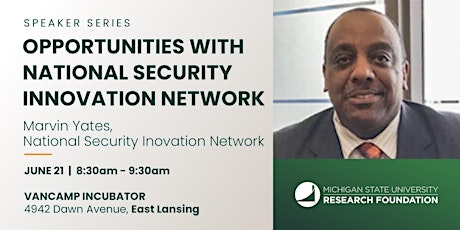 Opportunities with National Security Innovation Network (NSIN)