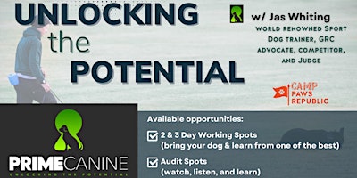 Unlocking The Potential Seminar w/ Jas Whiting
