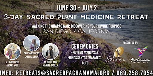 3 - Day Sacred Plant Medicine Retreat  primärbild