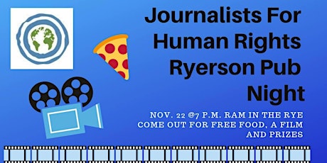 Journalists for Human Rights Ryerson Pub Night primary image