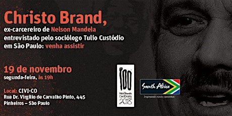 Imagem principal do evento Entrevista com Christo Brand,ex-carcereiro de Nelson Mandela